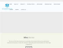 Tablet Screenshot of neomicrons.com